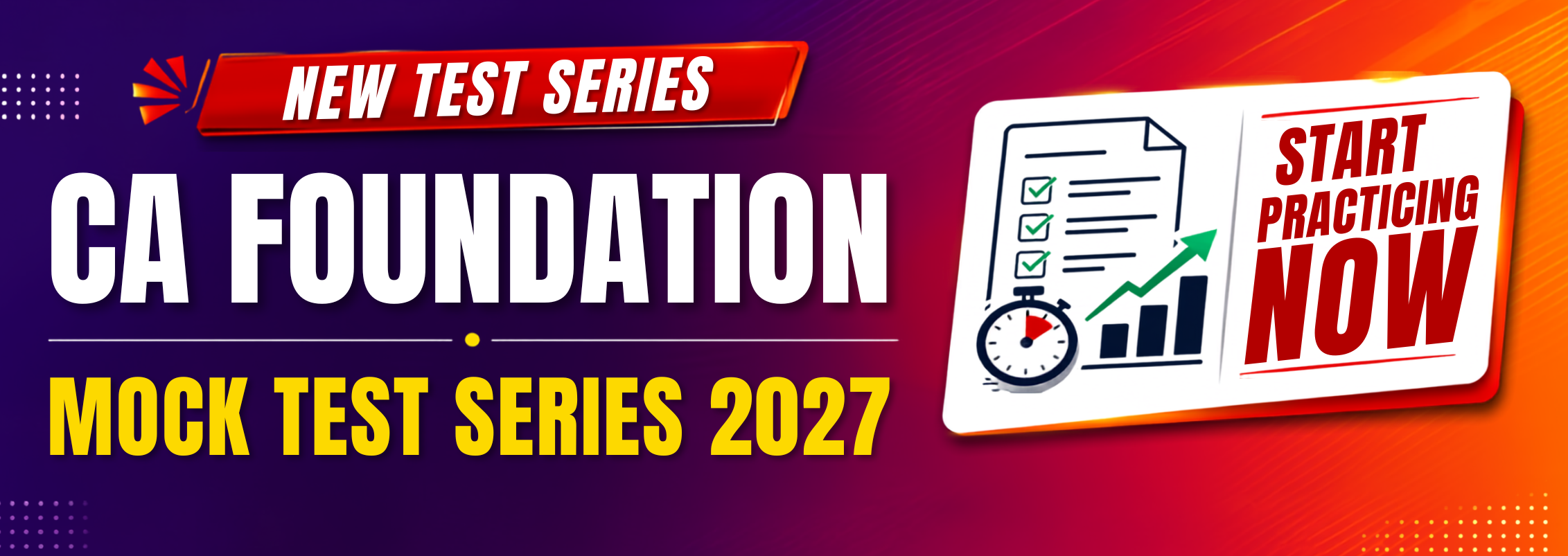 CA Foundation - Mock Test Series