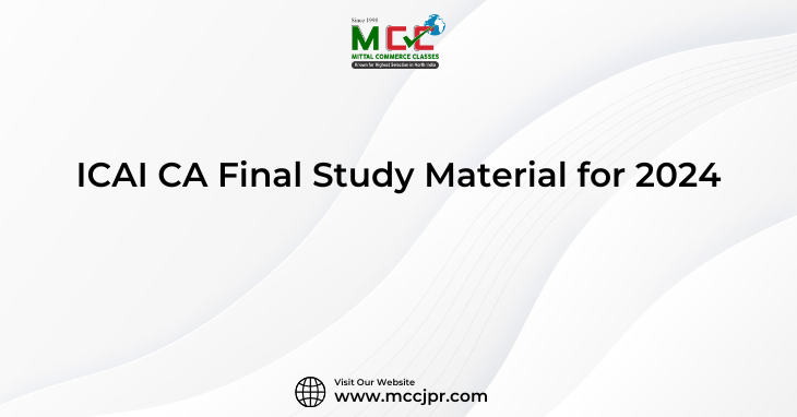 ICAI CA Final Study Material 2024