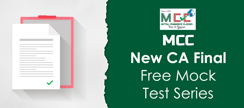 MCC Mock Test Papers CA Final New Scheme