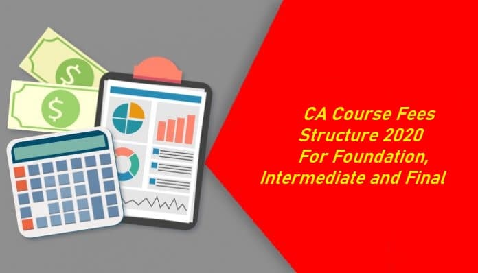 Detailed CA Course Fees Structure for Foundation, Intermediate and Final