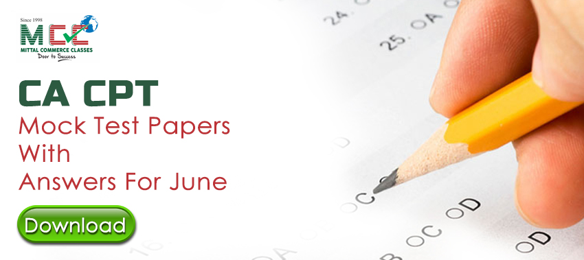 CPT Mock Test Papers with Answers