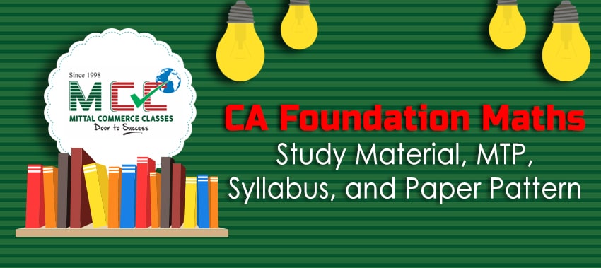 CA Foundation Maths 2023- Complete Course Overview