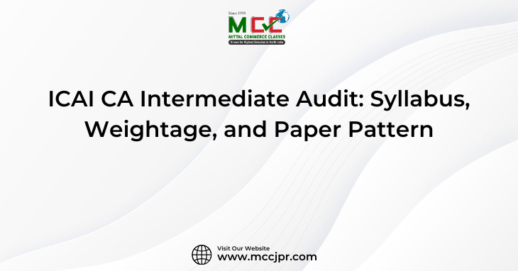 ICAI CA Intermediate Audit: Syllabus, Weightage, and Paper Pattern
