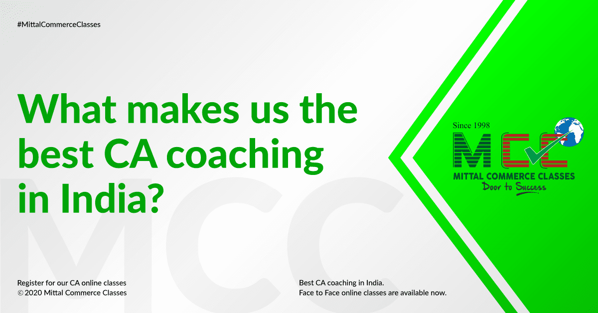 MCC: What Makes Us the Best CA Coaching in India?