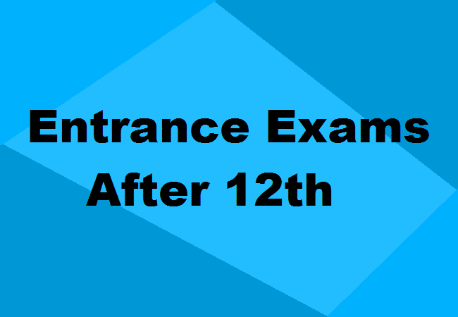 What is the Entrance Exam after 12th to be CA