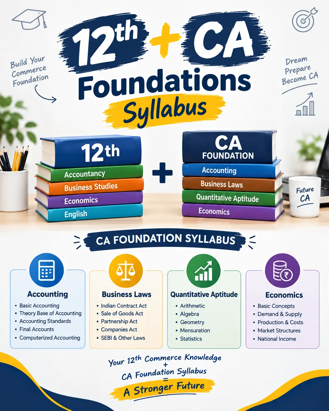 12th + CA Foundations syllabus