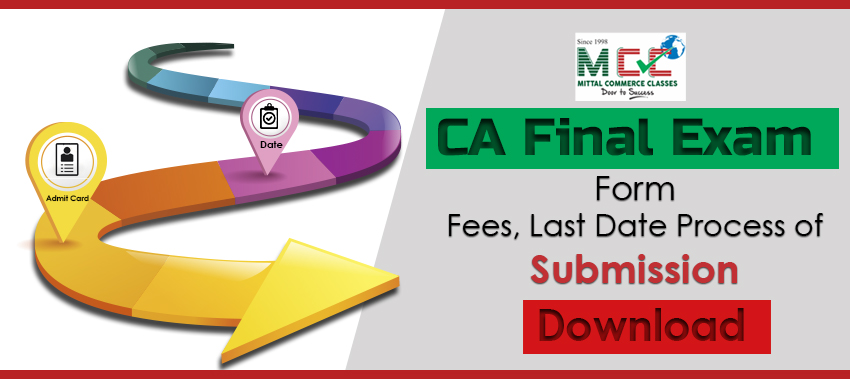 Download CA Final Exam Form Fees, Last Date, Process of Submission