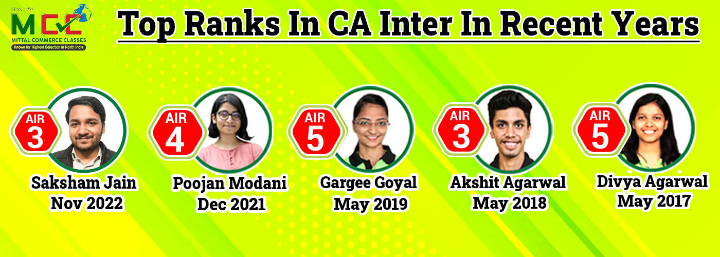 CA Intermediate Top Rankers