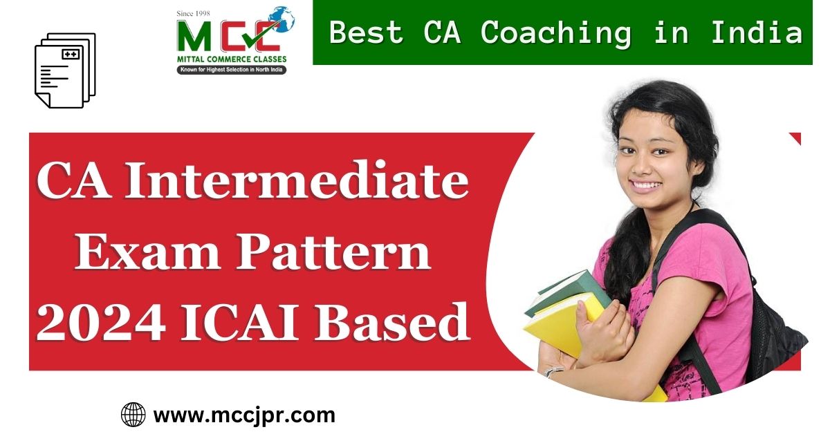 CA Intermediate Exam Pattern 2024 ICAI