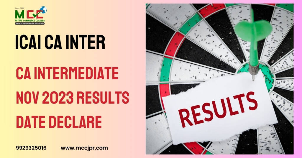 ICAI CA Inter November 2023 Result Date Declared