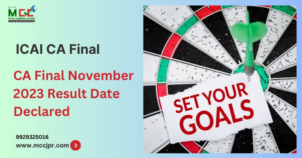 ICAI CA Final November 2023 Result Date Declared