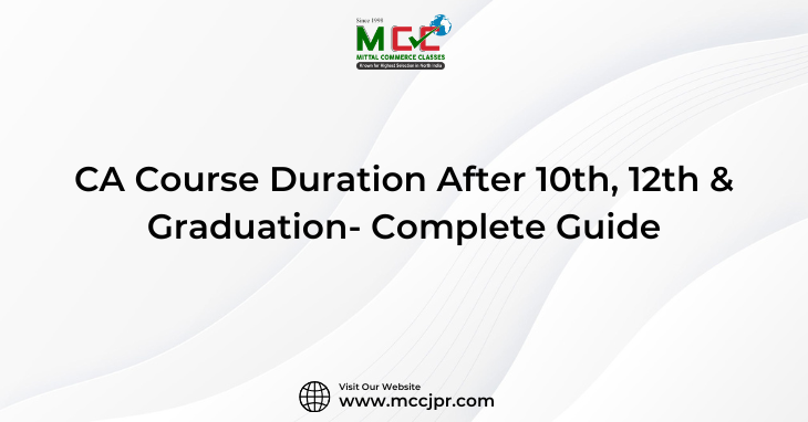 CA Course Duration After 10th, 12th