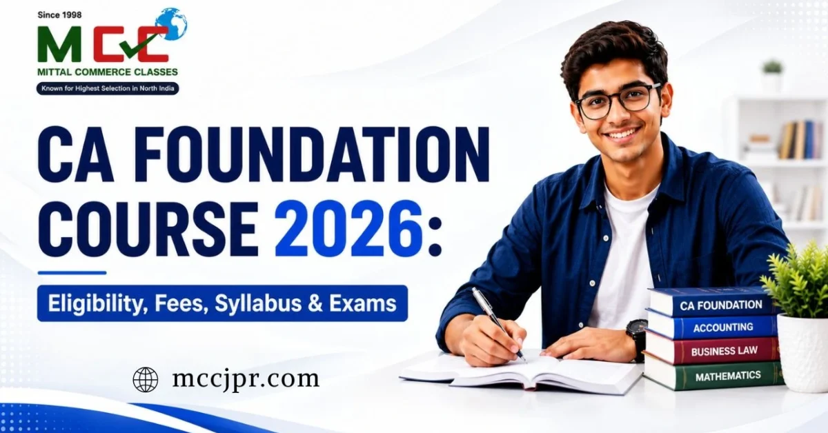 CA Foundation Course 2026: Eligibility, Fees, Syllabus, & Exams