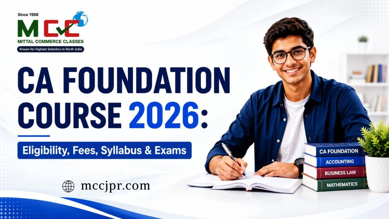 CA Foundation Course 2026: Eligibility, Fees, Syllabus, & Exams